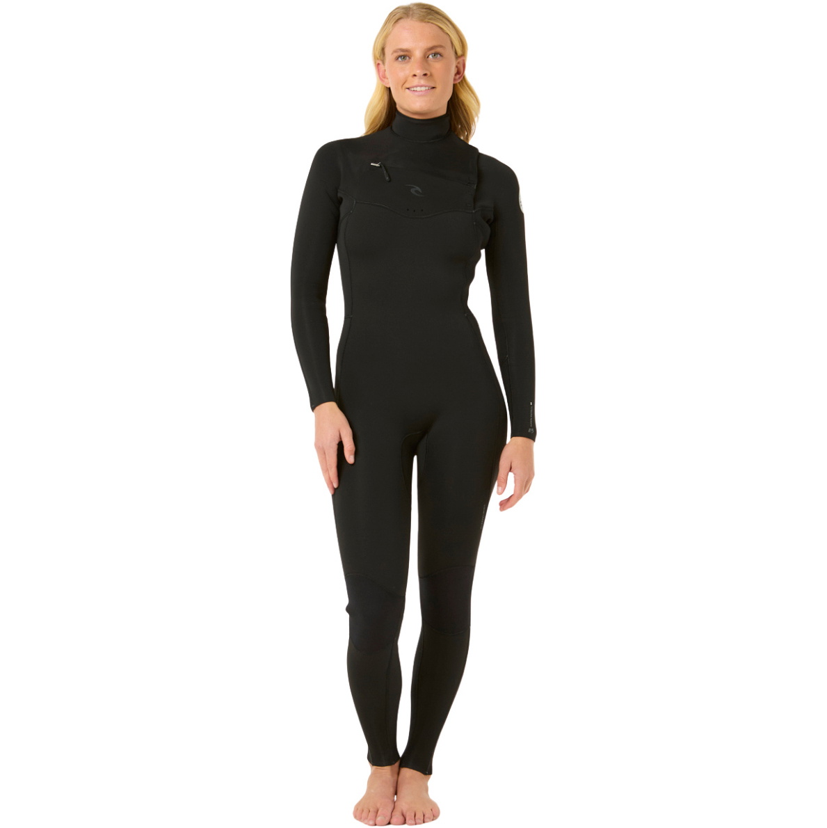 2026 Rip Curl Da Donna Dawn Patrol 4/3mm Chest Zip Muta 160WFS - Black